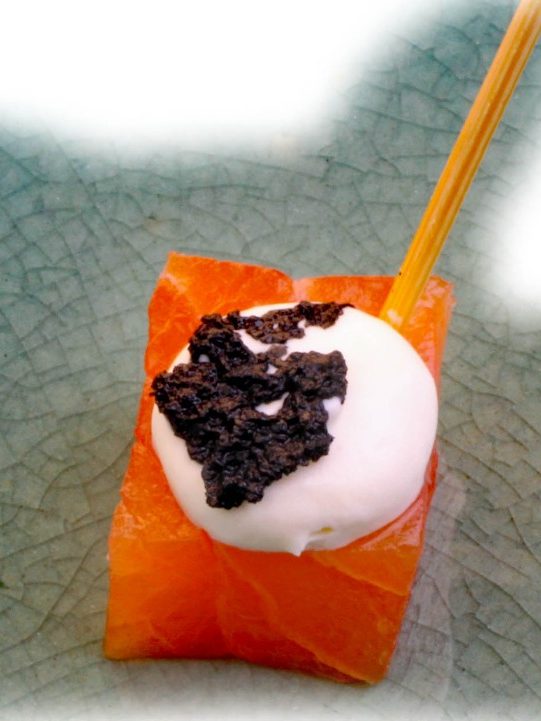 saumon a la vanille gastronomie plat gastronomique saumon